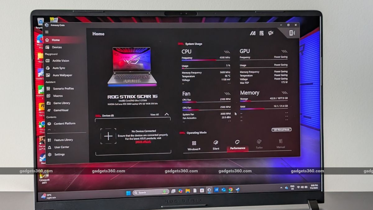 ASUS ROG STROT STROTS Turns 16 2025