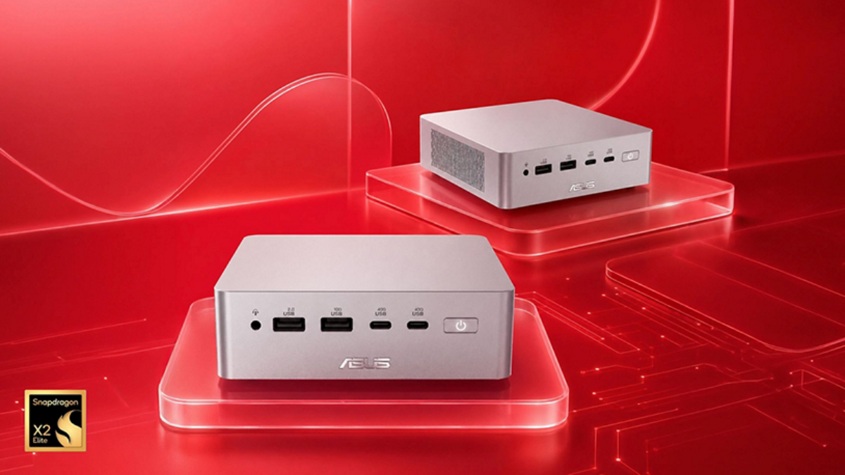 Asus Ascent QN10 Mini PC With Snapdragon X2 Elite Chipset Showcased at Computex 2026