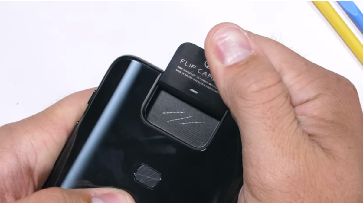 Asus 6Z aka Asus ZenFone 6 Passes Scratch, Bend, and Flip Camera Durability Tests