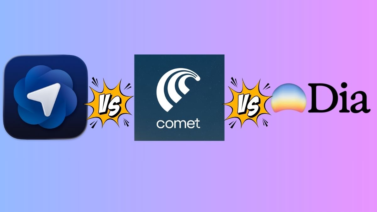 ChatGPT Atlas vs Perplexity’s Comet vs Dia: Which AI Browser Works Best?