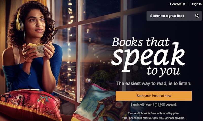 Amazon&rsquo;s Audiobooks Subscription Service Audible Launched in India in Beta, Price Starts at Rs. 199 Per Month