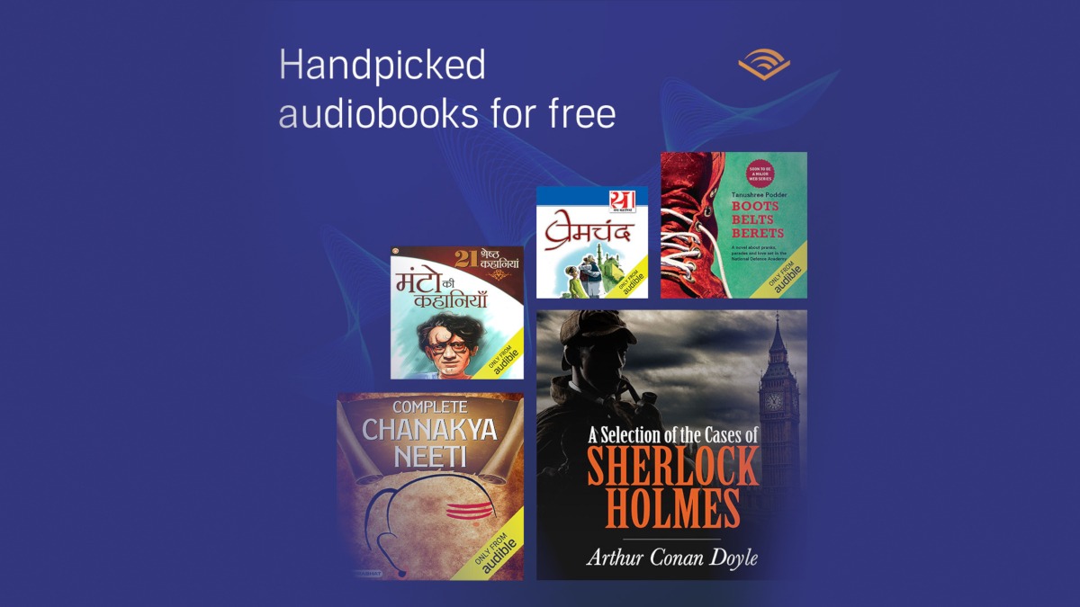 Audible Launches Over 100 Audiobook Titles, Free for Indian Users With Alexa
