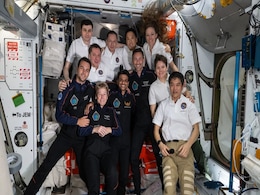 Shubhanshu Shukla Bids Farewell from ISS, Honours India’s Space Legacy Shubhanshu Shukla Bids Farewell from ISS, Honours India’s Space Legacy