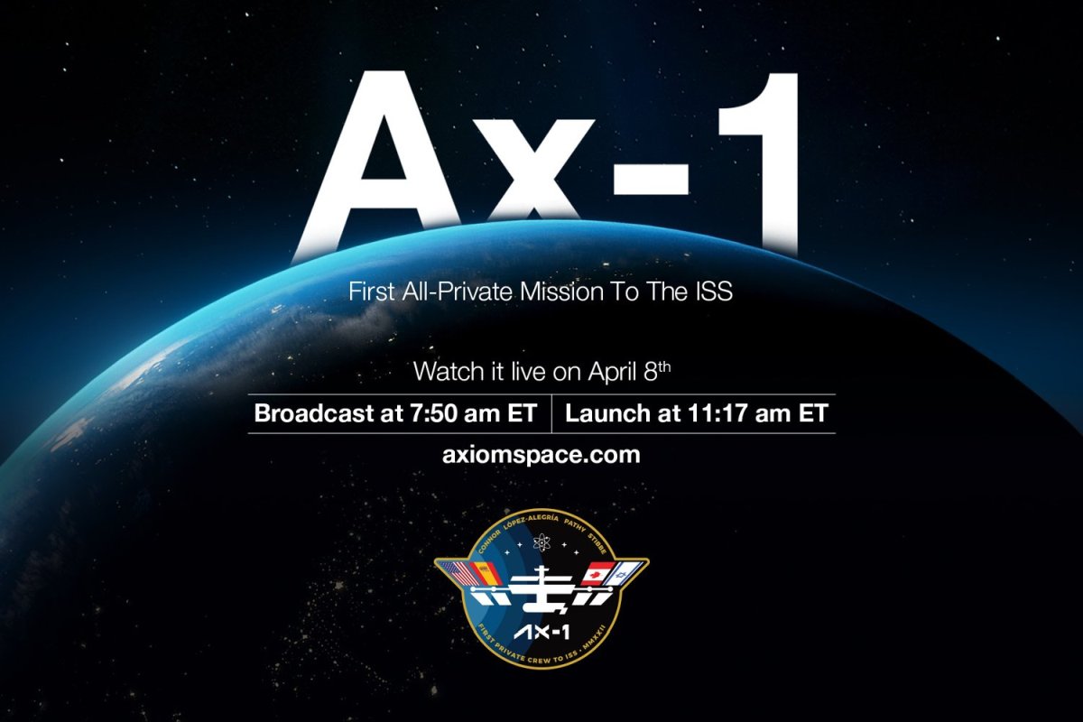 First All-Private Flight Ax-1 to Take Off for International Space Station Today: How to Watch