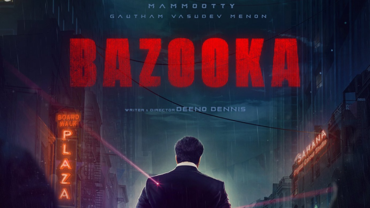 Poster of Upcoming Film Bazooka Starring Mammootty Revealed
