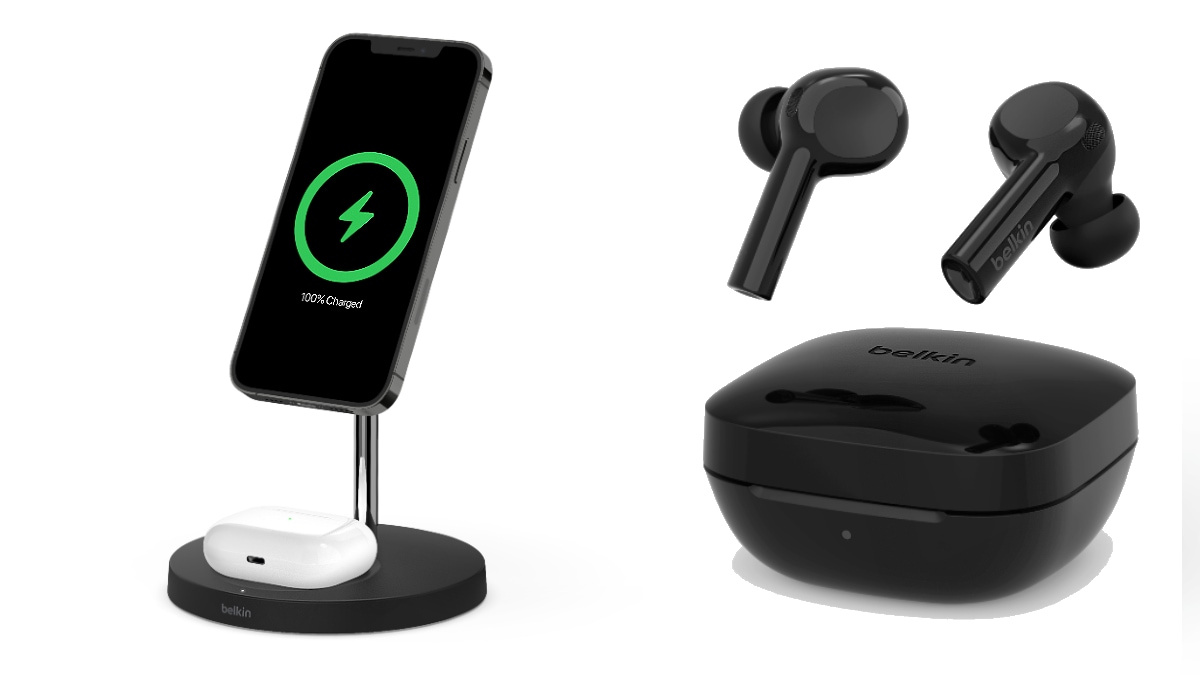 Belkin Soundform Freedom TWS Earbuds, Boost Charge Pro 2in1 Wireless