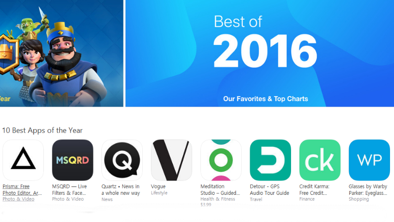 Apple Reveals 'Best of 2016' Apps, Books, Games, Movies, and TV Shows