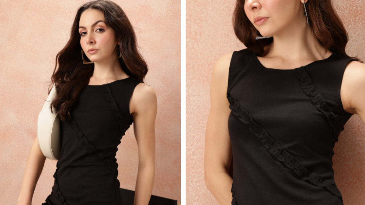 Best All-Black Outfits to Buy on Myntra: Only Stylish Options!