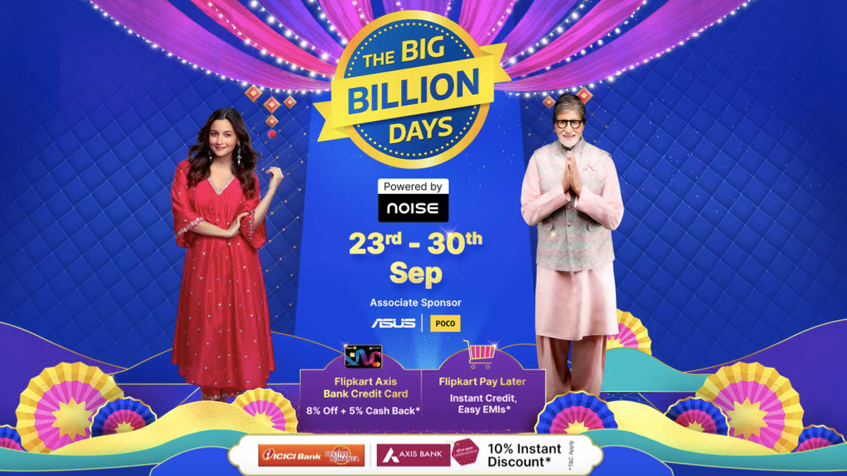 Flipkart Big Billion Days Sale 2022 Witnesses Over 1.5 Million Users per Second on Day 1