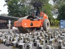 Watch: Malaysian Police Destroy Bitcoin Mining Rigs Worth Crores Using Steamroller Watch: Malaysian Police Destroy Bitcoin Mining Rigs Worth Crores Using Steamroller