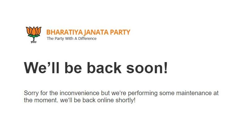 BJP Website Was Hacked for a Few Minutes, Says IT Minister Ravi Shankar Prasad