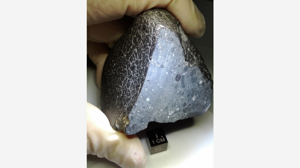 Data From Black Beauty Martian Meteorite May Shed Light on Mars' History