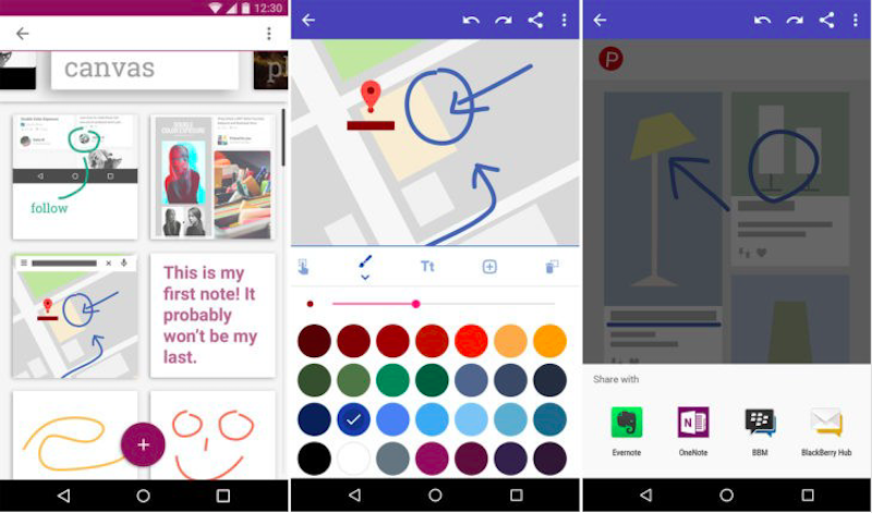 BlackBerry's Notable App for Android Lets You Edit and Share Screenshots