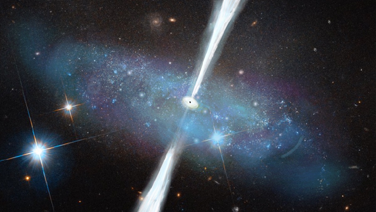 Supermassive Black Holes Can Affect Star Formation in a Galaxy-Wide Manner, Study Suggests