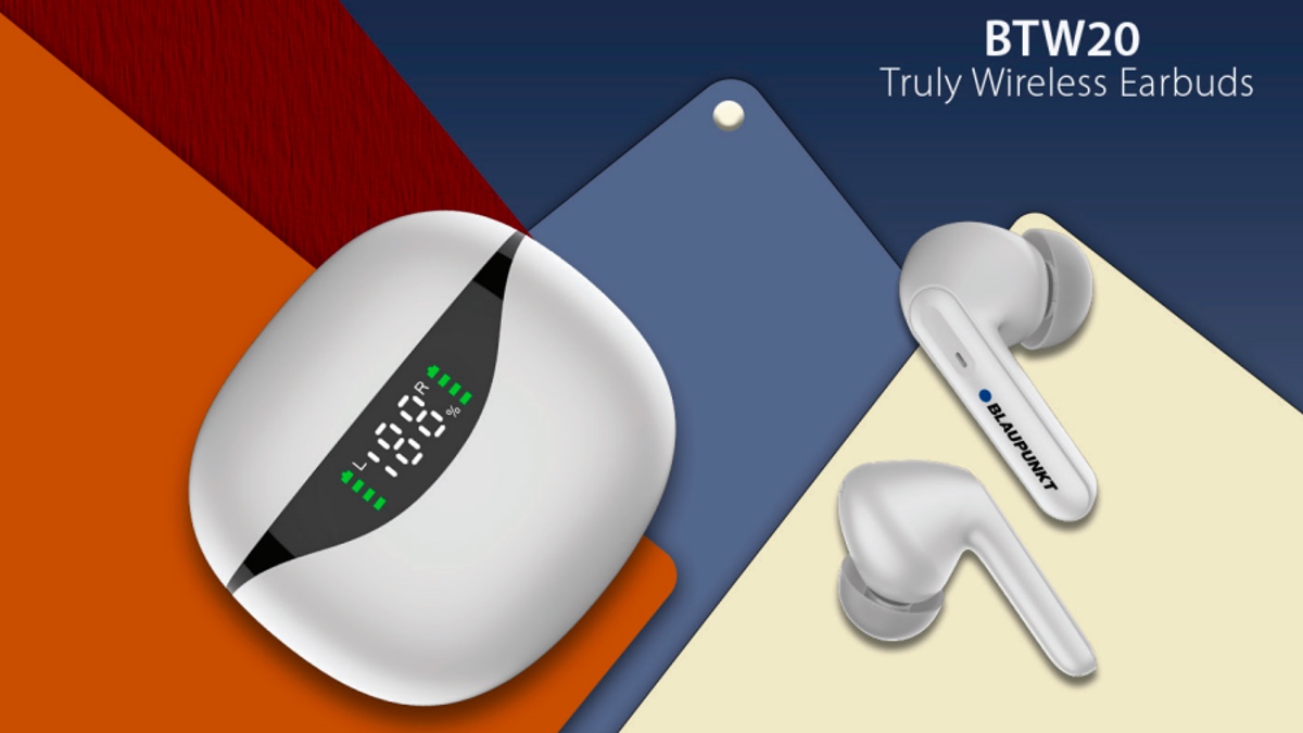 Blaupunkt BTW20 TWS Earphones With Up to 30-Hour Total Battery Life Launched in India: All Details