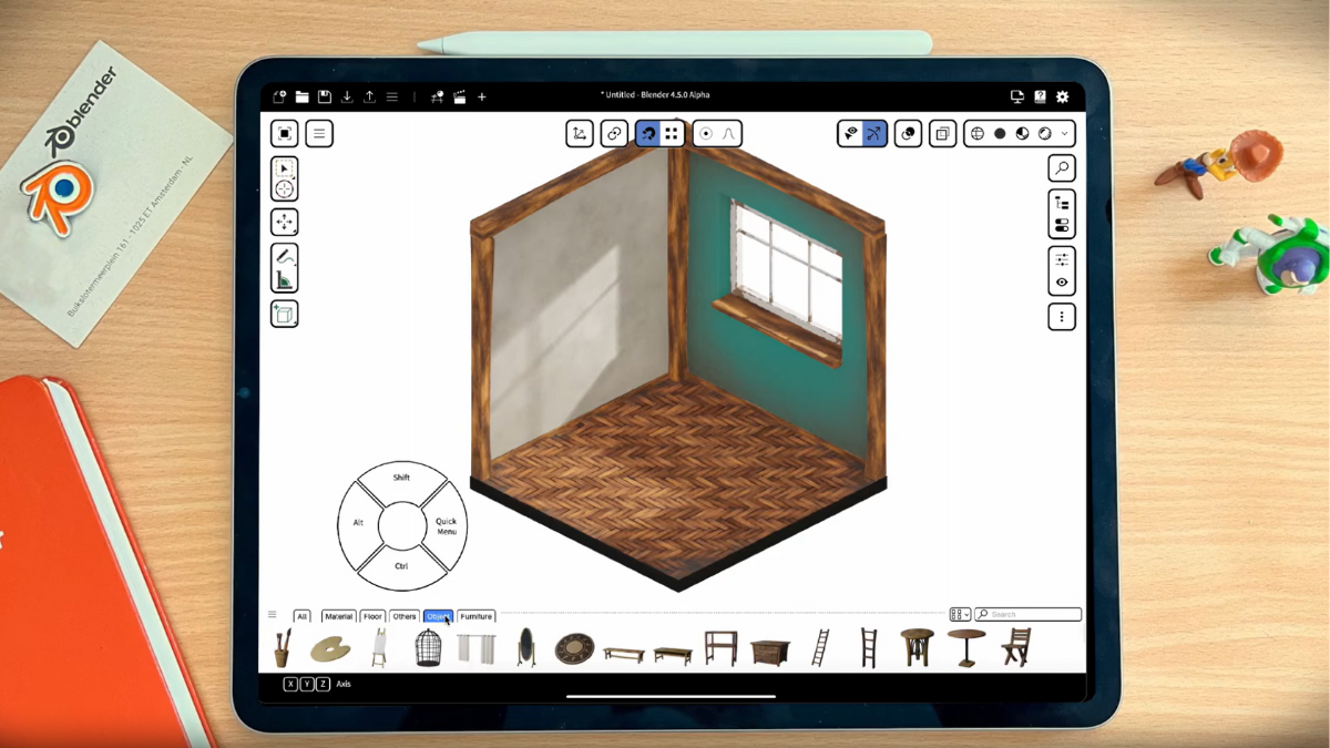 Blender Is Working on a Standalone App for iPad Pro With Apple Pencil Support