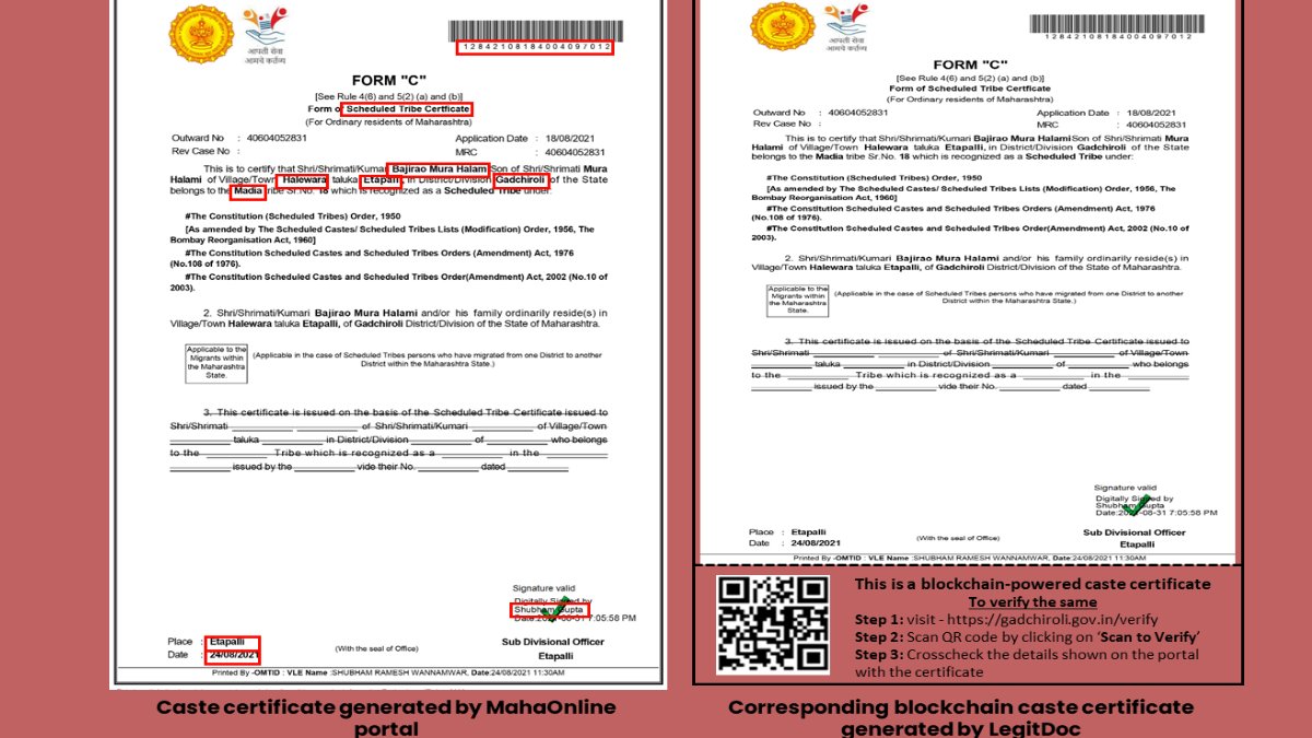 Maharashtra Begins Issuing Caste Certificates on Polygon Blockchain Under &lsquo;Digital India&rsquo; Initiative