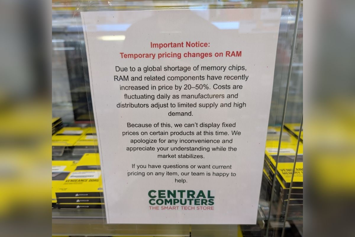 bluesky steve lin RAM price