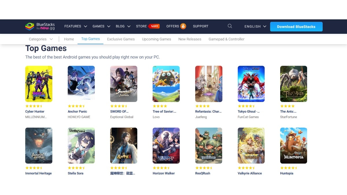 bluestacks homepage inline bluestacks