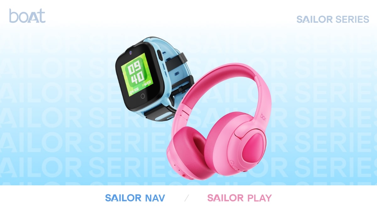 Boat Sailor Nav Smartwatch Launched in India With Google Maps Tracking Alongside Sailor Play Headphones