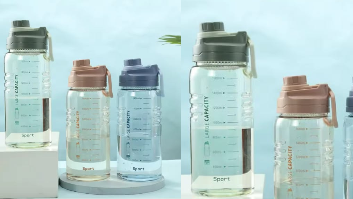 Trendy Water Bottle Set Of 3: Stay Hydrated And Get Summer Ready