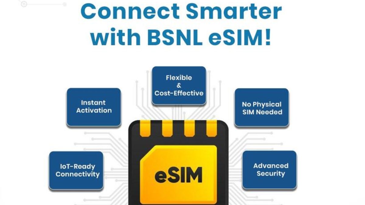 BSNL ने भारत में शुरू की eSIM सर्विस, अब बिना SIM कार्ड के भी मिलेगा नेटवर्क!
