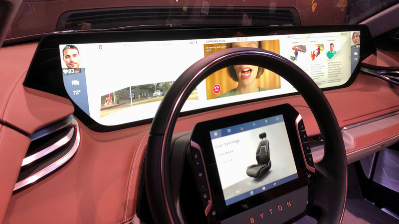 Vehicle Screens Go Super-Sized at CES 2019 as Tech Catches Up