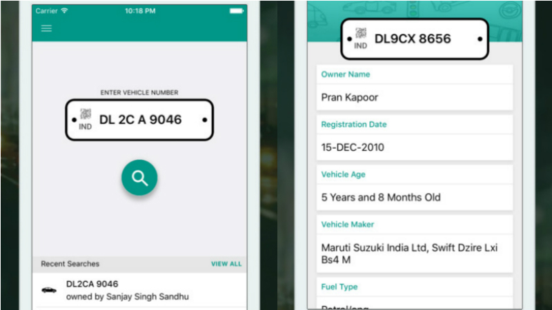This App Helps You Find Vehicle Registration Details With Just One Tap