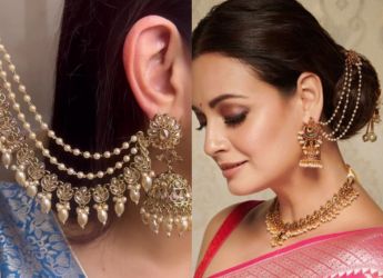 Top Hair Chain Earrings For Women: Jewellery To Go With Ethnic Outfits