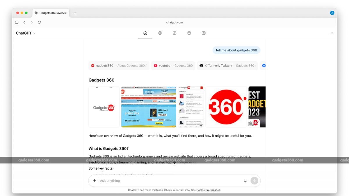 chatgpt atlas home tab ChatGPT Atlas home tab
