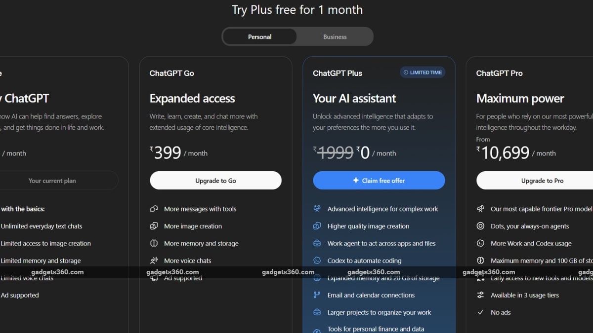 chatgpt plus OpenAI