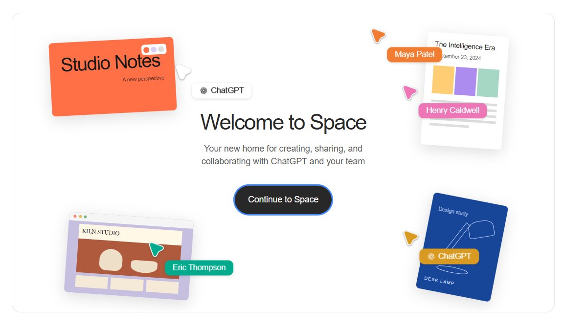 OpenAI Launches ChatGPT Space to Create, Organise Pages and Collaborate on Documents