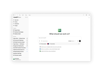 ChatGPT for Financial Services Launched With Financial Data, AI Reasoning and Enterprise Controls