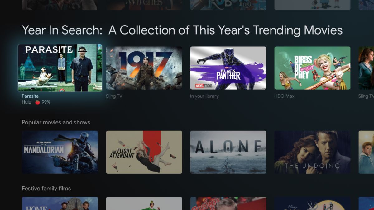 Chromecast With Google TV Adds ‘Year in Search’ Playlists Including Trending Films of 2020