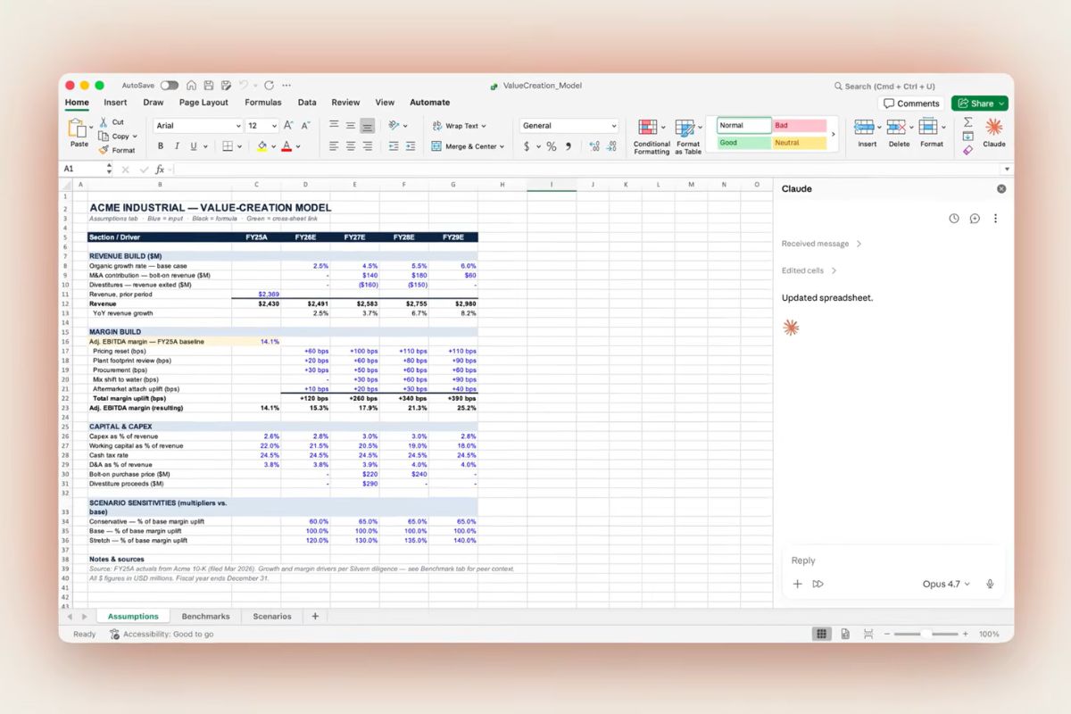 Anthropic’s Microsoft 365 Integration Expands With Claude for Excel, PowerPoint and Word