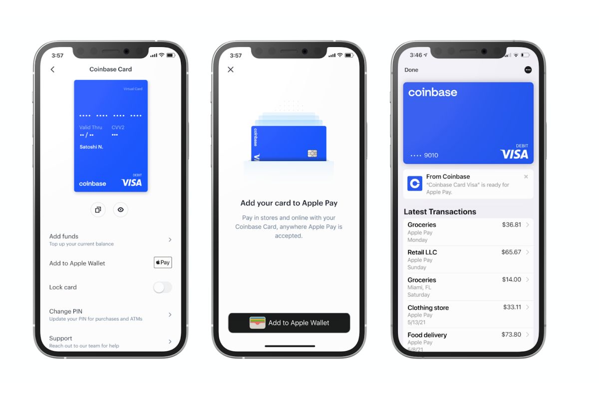 Coinbase to Allow Users to Use Card via Apple, Google Wallets