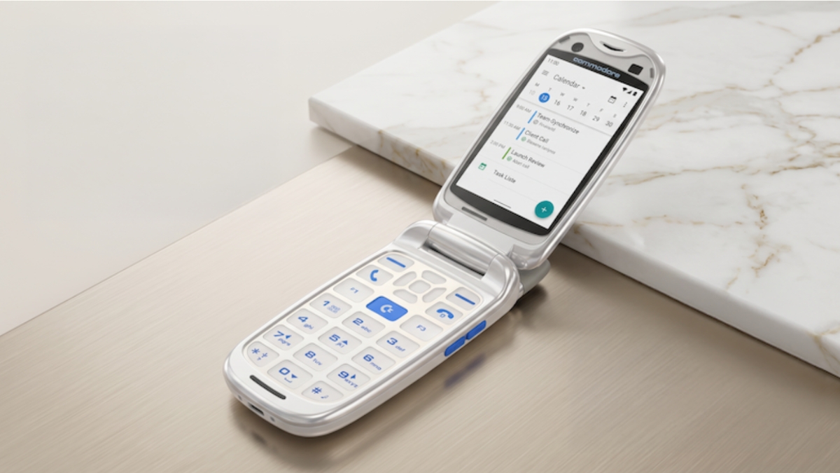 Commodore Callback 8020 Flip Phone With Sailfish OS Unveiled as 'Digital Detox' Smartphone