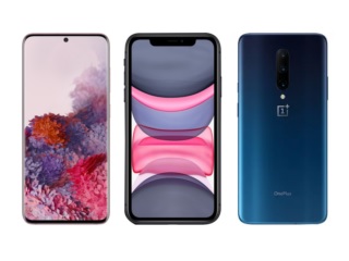 Samsung Galaxy S20 vs iPhone 11 vs OnePlus 7 Pro: Price, Specifications Compared