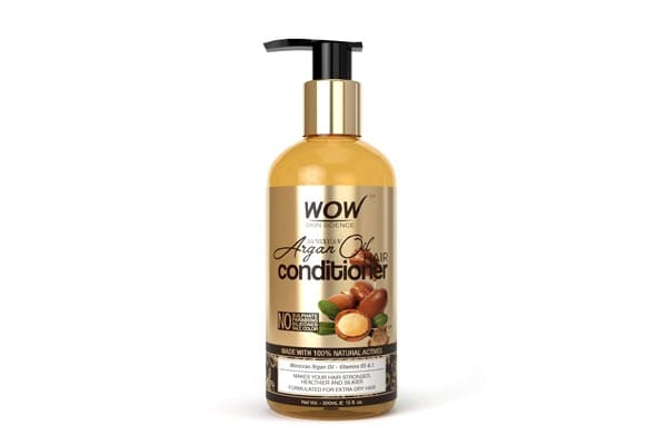 WOW Skin Science Moroccan Argan Oil Conditioner - No Sulphates, Parabens, Silicones, Salt & Colour