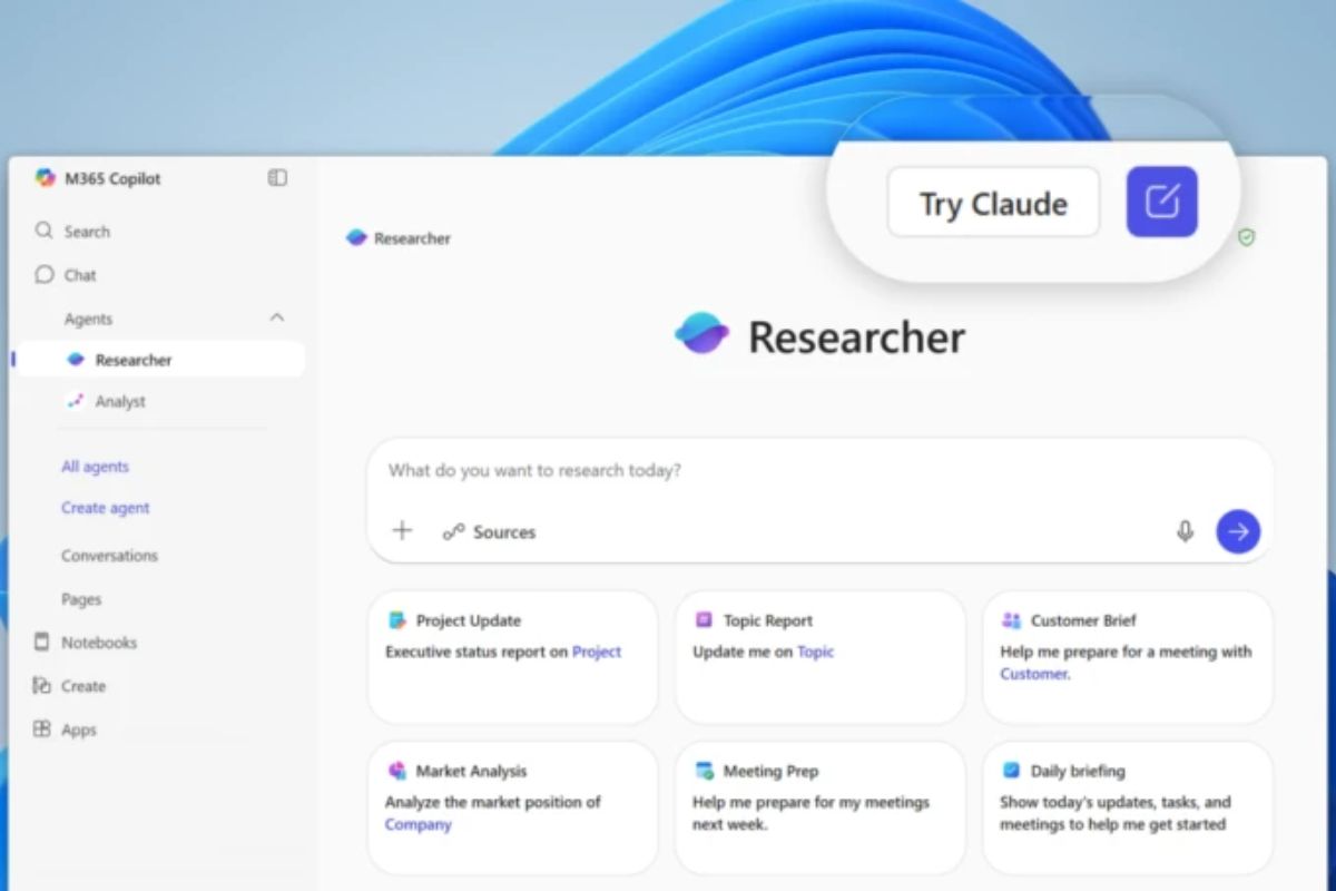 Microsoft Adds OpenAI-Rival Anthropic’s Claude AI Models to Copilot
