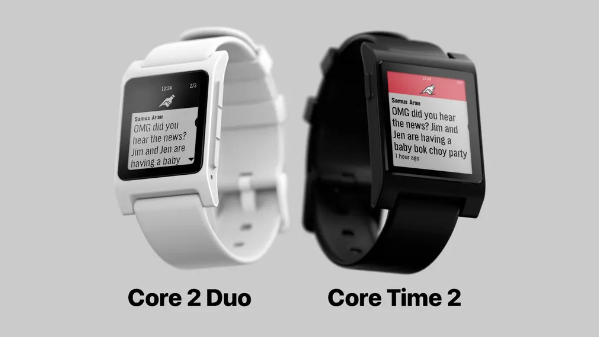 PebbleOS-Powered Core 2 Duo and Core Time 2 Smartwatches Unveiled; Pre-Orders Go Live