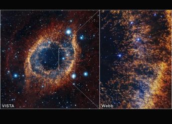 James Webb Captures Stunning Infrared Image of the Helix Nebula Eye of God
