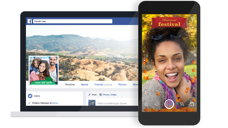 Facebook Camera Effects Platform Launched for Snapchat-Like Frames on Photos, Videos