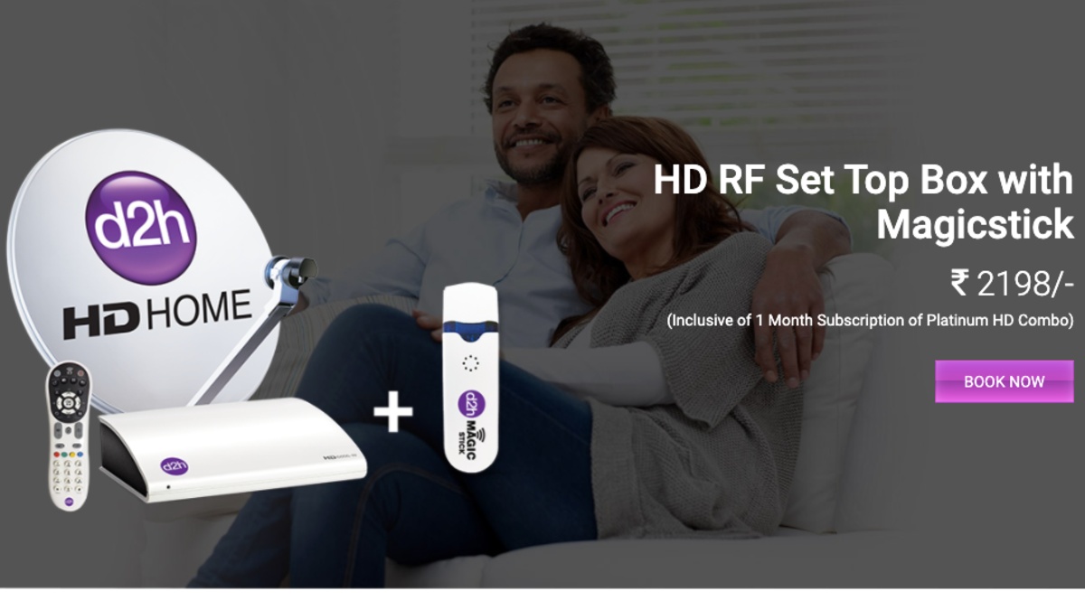 D2h Appears Set to Launch Combo Offer Providing HD RF Set-Top Box With Magic Stick at Rs. 2,198