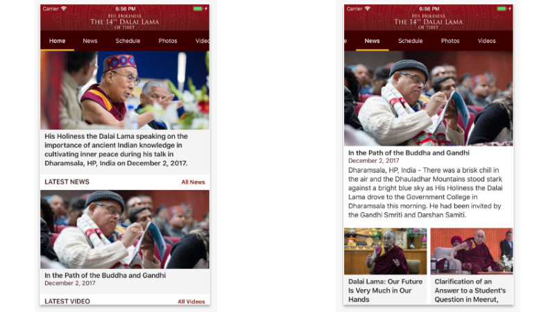 Dalai Lama Launches iOS App That Provides Updates on His Travels and Teachings