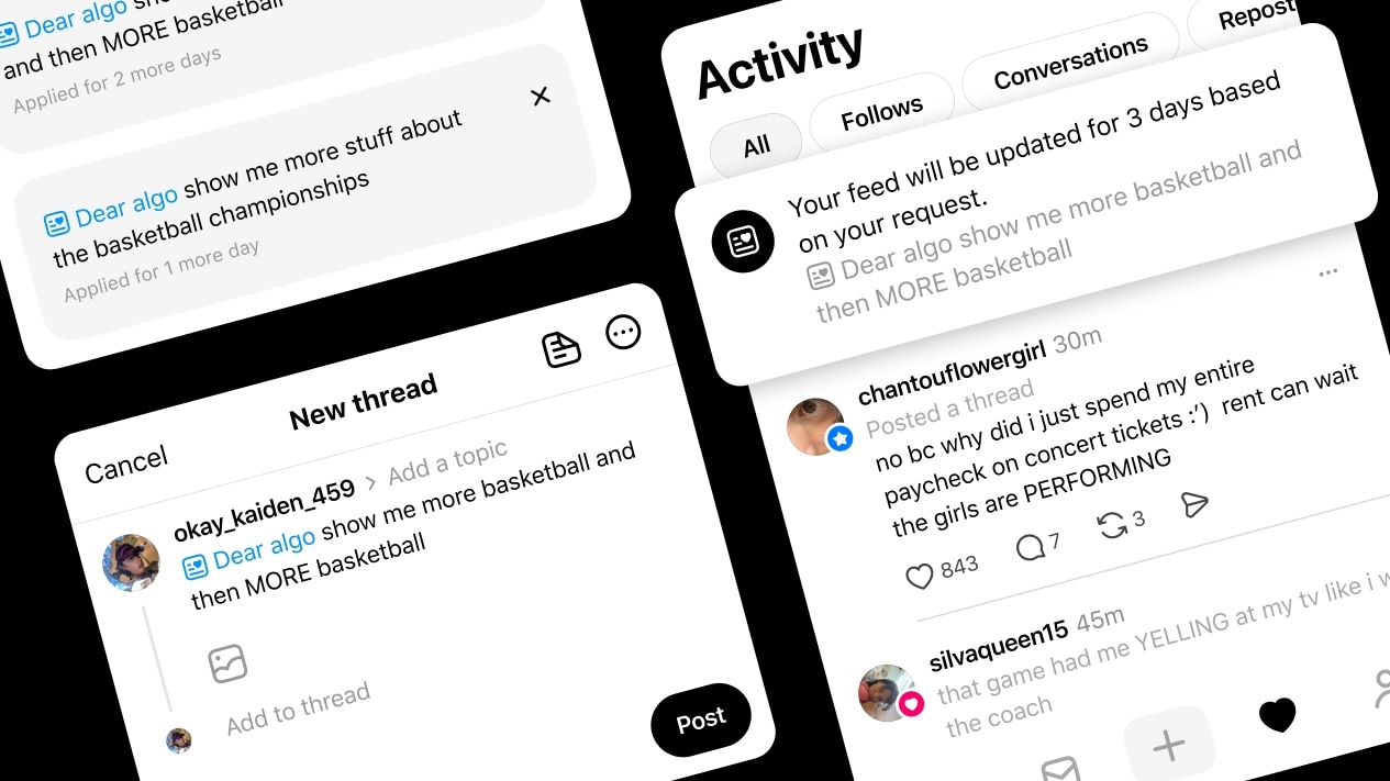 Threads Rolls Out ‘Dear Algo’ Feature That Lets Users Shape and Control Their Feed