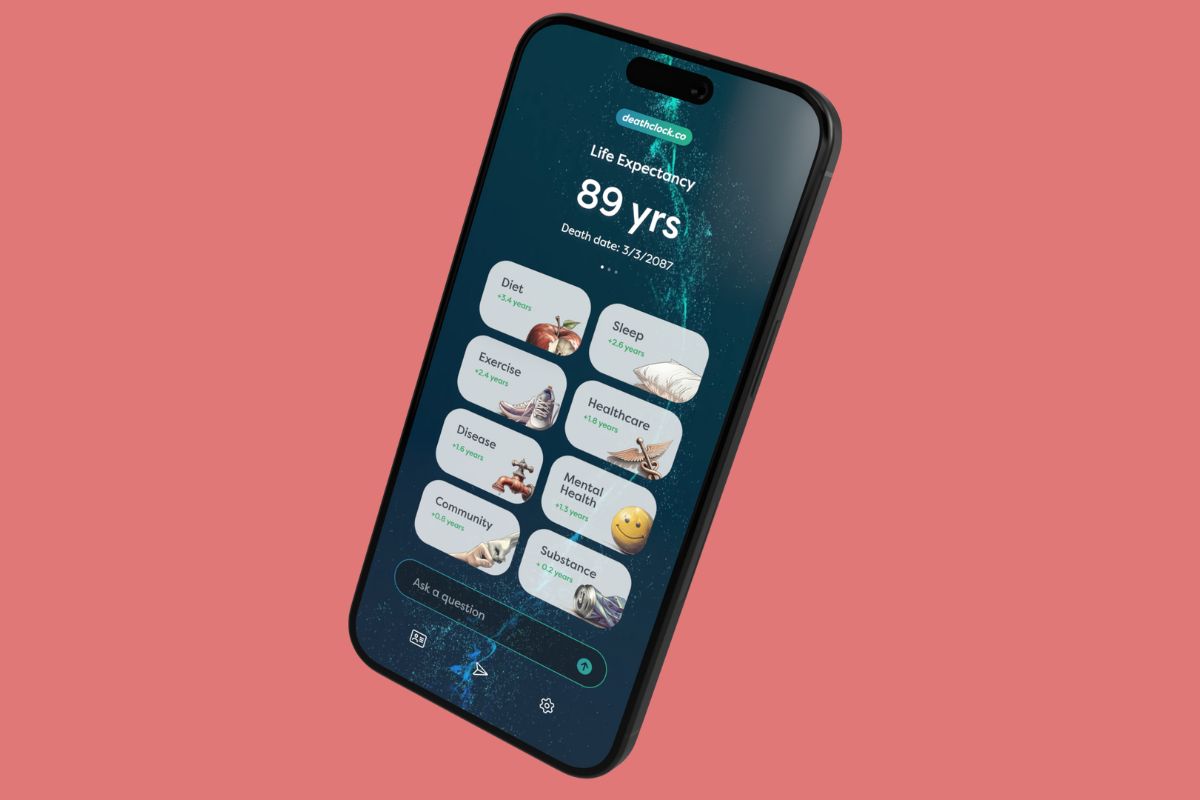 Death Clock App for Android and iOS Uses AI to Predict Users&rsquo; Life Expectancy and Ways to Improve It