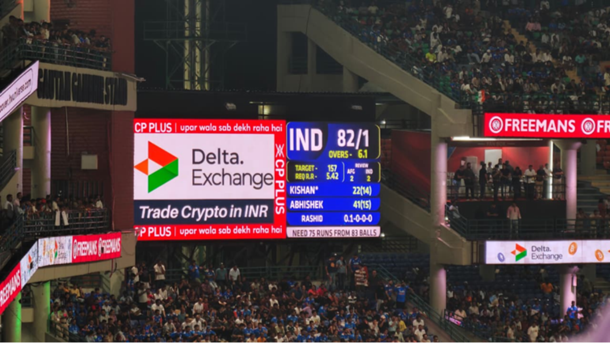 Delta Exchange Lands Global Sponsor Slot for India-Afghanistan T20I Series