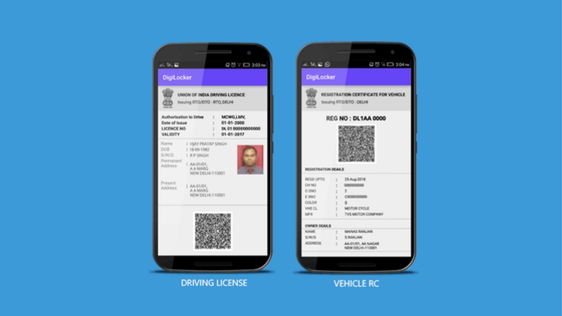 DigiLocker Enables Digital Driving Licence and Vehicle Registration Papers