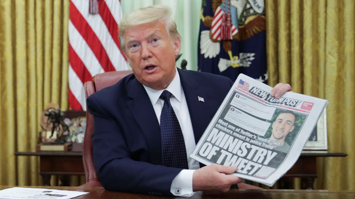 Trump Escalates War On Twitter Social Media Protections Technology News